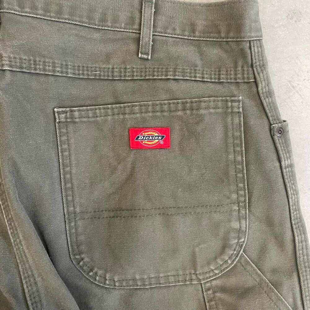 Dickies Men's Green and Khaki Trousers